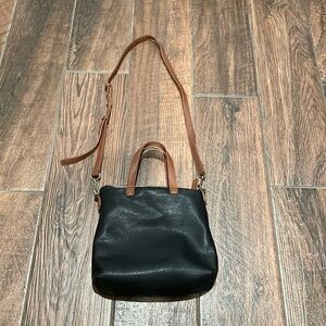 Crossbody leather purse